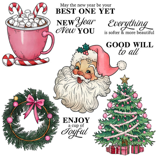 Christmas Elements Dies & Stamps Set