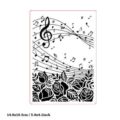 Decorative Background Pattern Plastic Embossing Folder