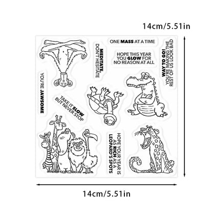 Animal World Dies & Stamps Set