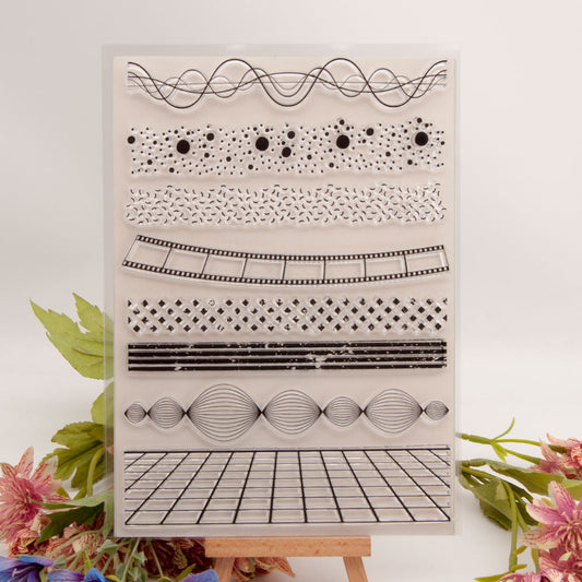 Line Waistline Clear Stamps