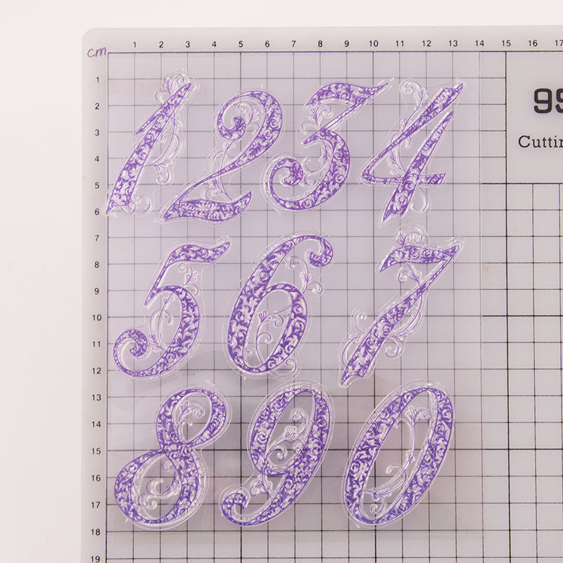 Numbers Clear Stamps