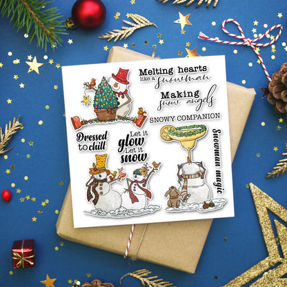 Winter Snowman Clear Stamps
