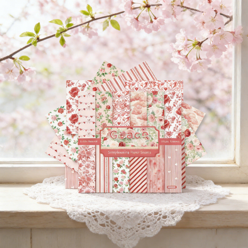 24PCS 6" Grace Scrapbook Paper & Cardstock