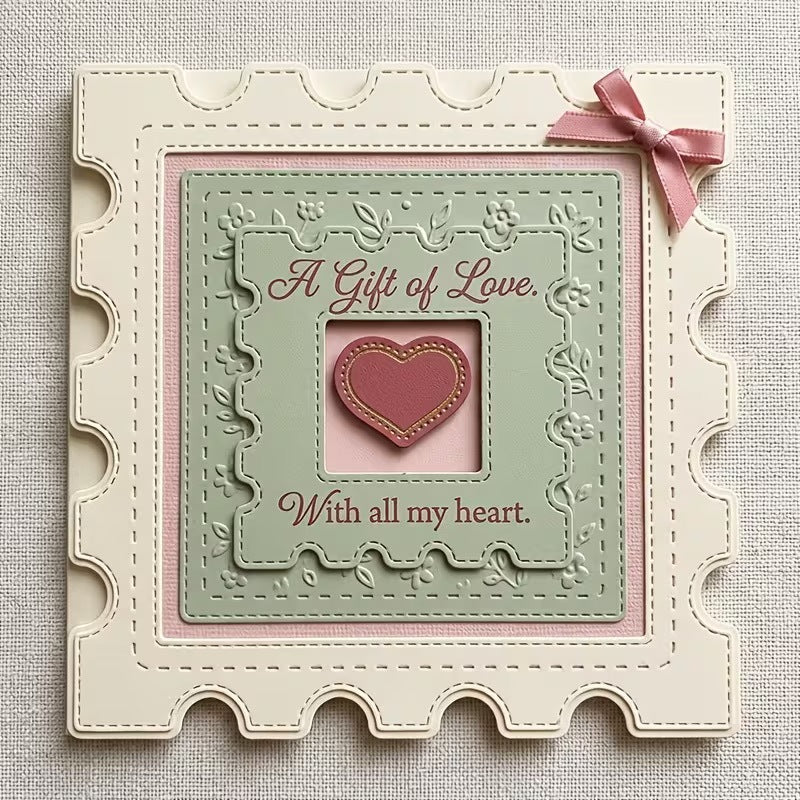 Retro Layered Square Frames Metal Cutting Dies