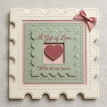 Retro Layered Square Frames Metal Cutting Dies