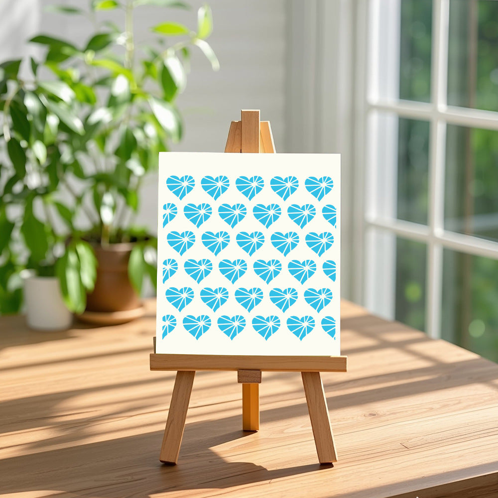 Love Background DIY Painting Hollow Stencil