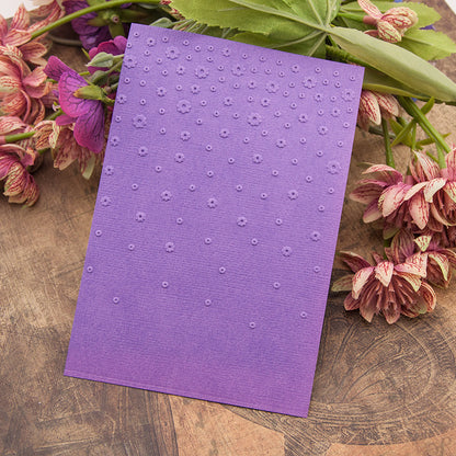 Flower Pattern Plastic Embossing Folder