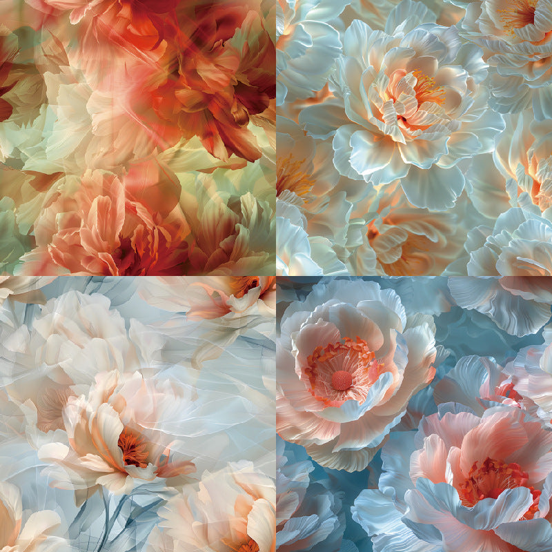 24PCS 6" Blossom Hues Scrapbook Paper & Cardstock