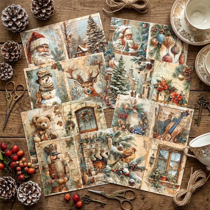 A5 Christmas Series Journal Scrapbook Paper