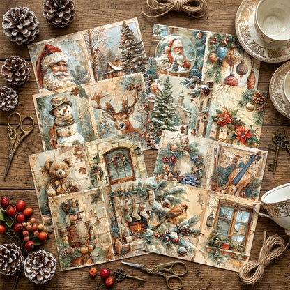 A5 Christmas Series Journal Scrapbook Paper