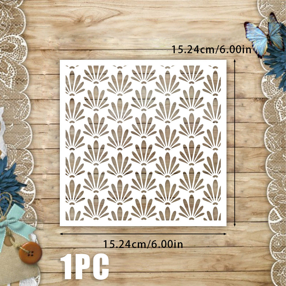 Small Grass Pattern DIY Painting Hollow Stencil