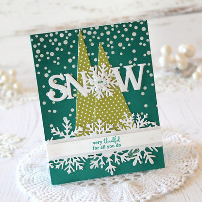 Snow Words Metal Cutting Dies