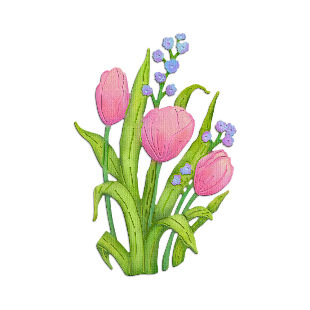 Beautiful Tulips Metal Cutting Dies