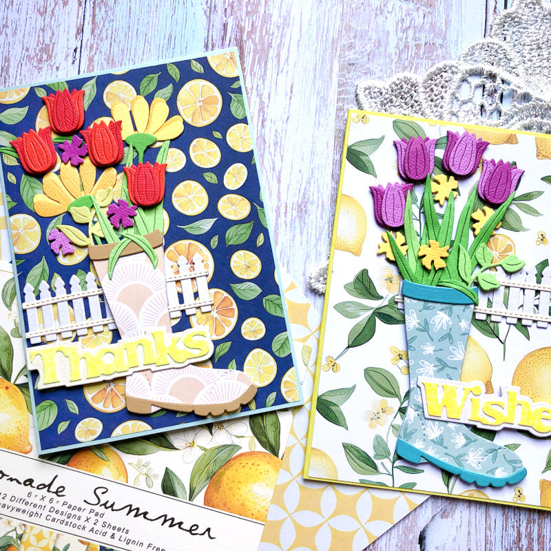 Flowers and Boots Metal Cutting Dies