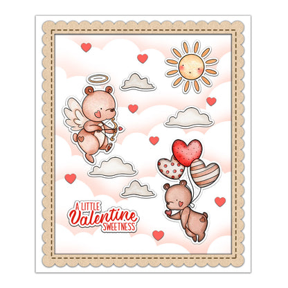 Valentine's Day Bear Clear Stamps
