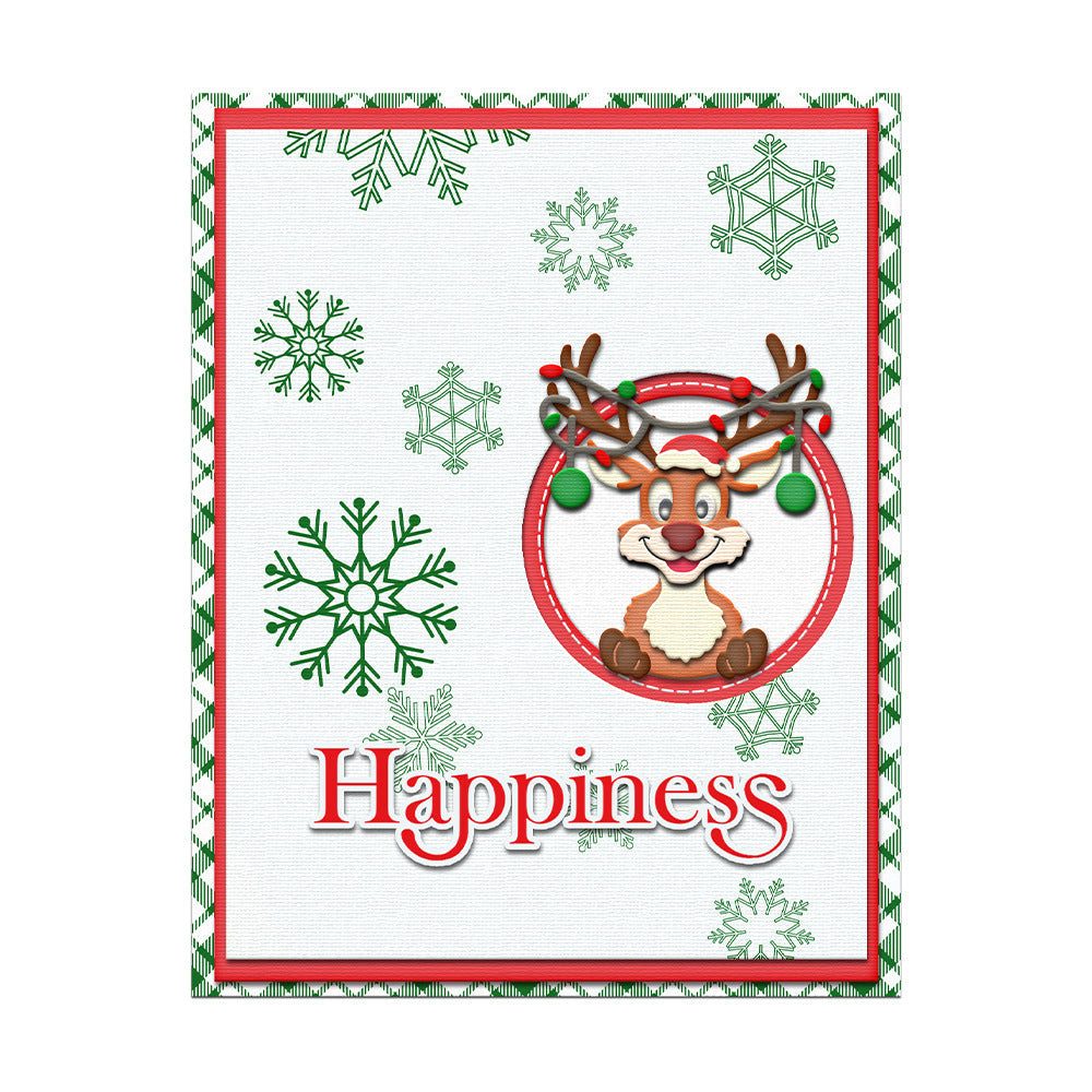 Christmas Reindeer Metal Cutting Dies