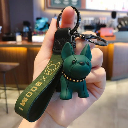 Trendy Bulldog Keychain