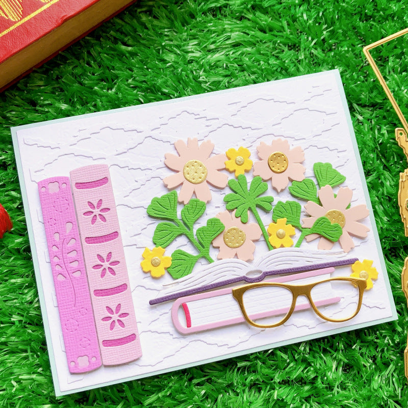 Books and Flowers Metal Cutting Dies