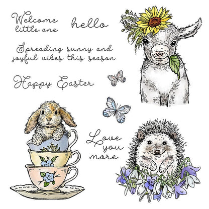Easter Animals Clear Stamps