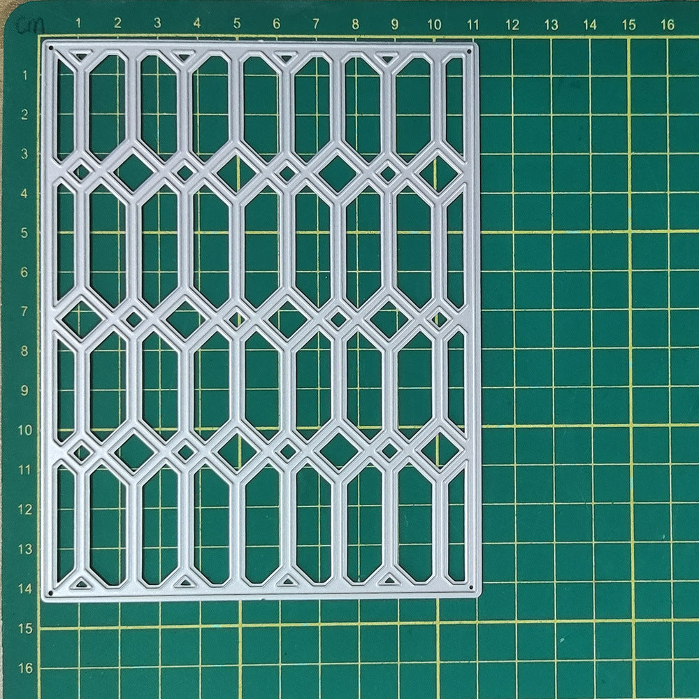 Geometric Hollow Background Board Cutting Dies