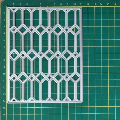 Geometric Hollow Background Board Cutting Dies