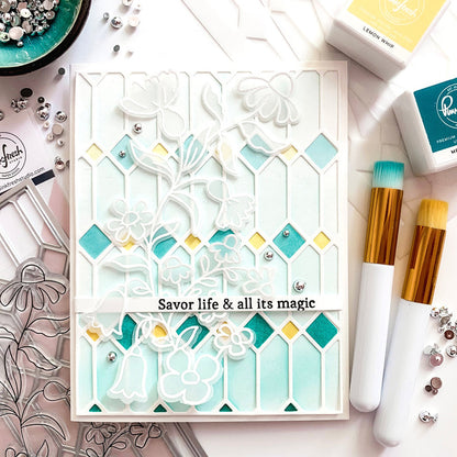 Geometric Hollow Background Board Cutting Dies