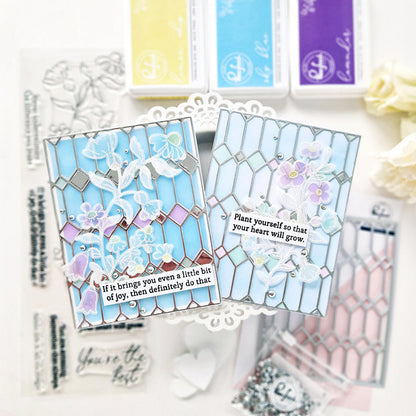 Geometric Hollow Background Board Cutting Dies