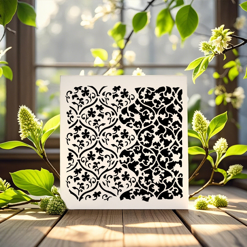 Small Flowers DIY Painting Hollow Stencil