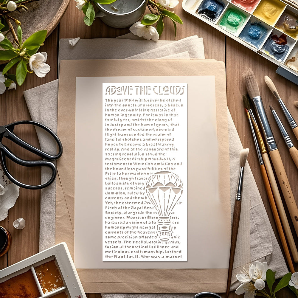 Article Pattern DIY Painting Hollow Stencil