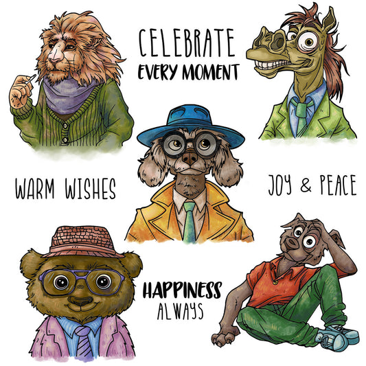Animal Series Dies & Stamps Set