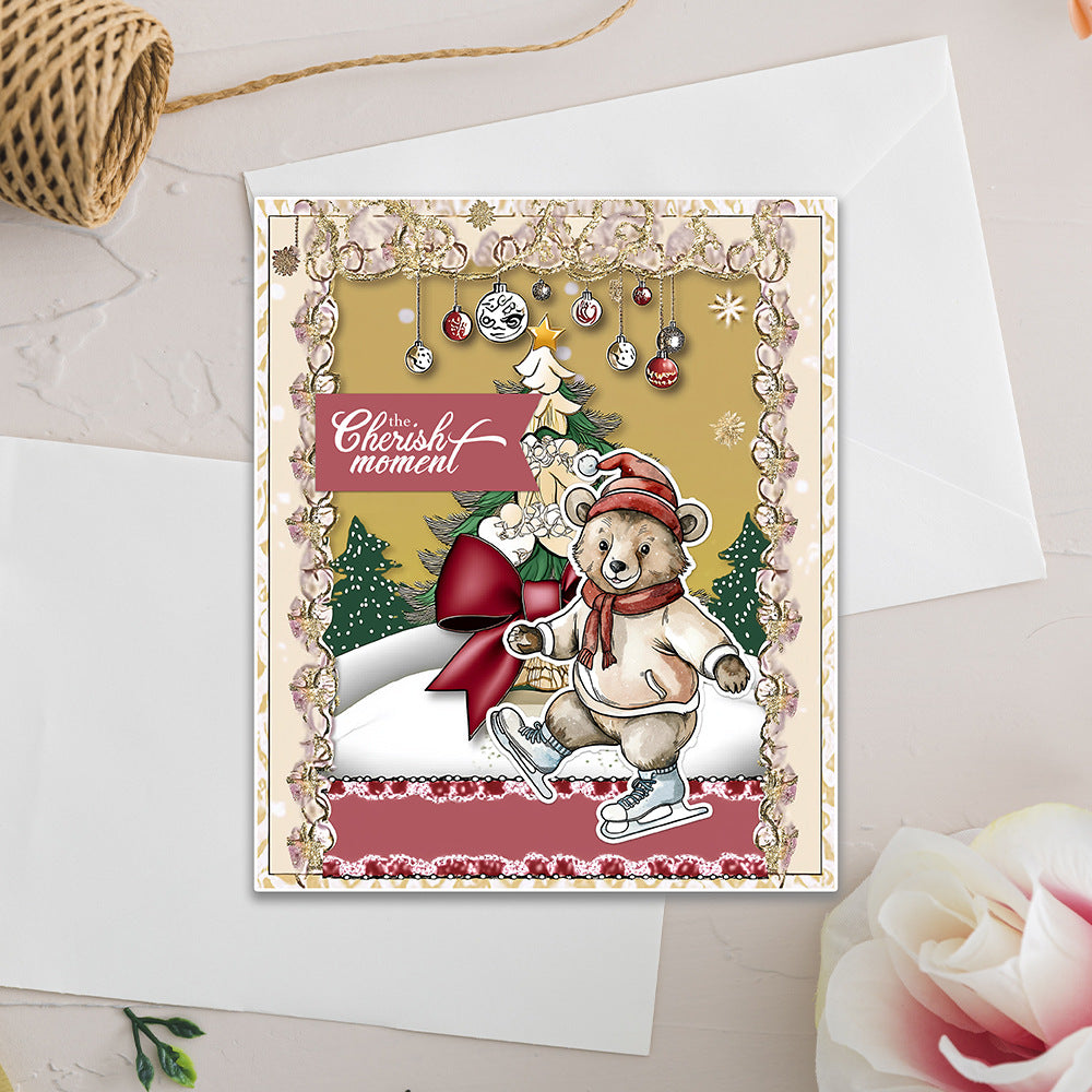 Christmas Polar Bear Clear Stamps