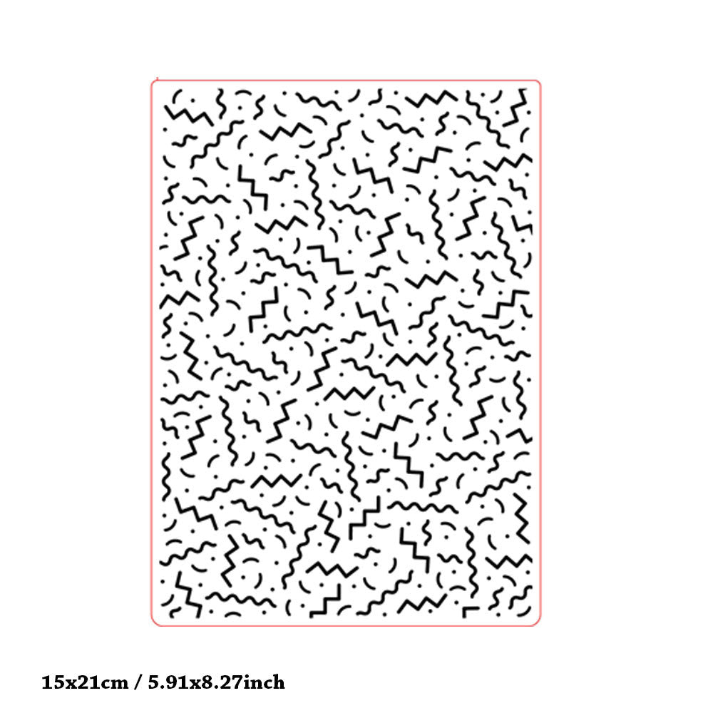 Decorative Background Pattern Plastic Embossing Folder