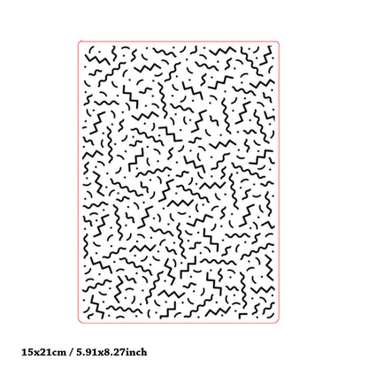 Decorative Background Pattern Plastic Embossing Folder