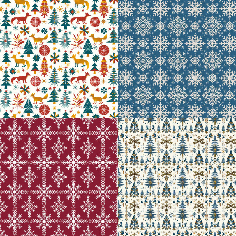 24PCS 6" Christmas Scrapbook Paper & Cardstock