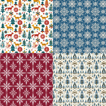 24PCS 6" Christmas Scrapbook Paper & Cardstock