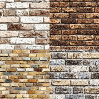 24PCS 6" Stone Wall Scrapbook Paper & Cardstock