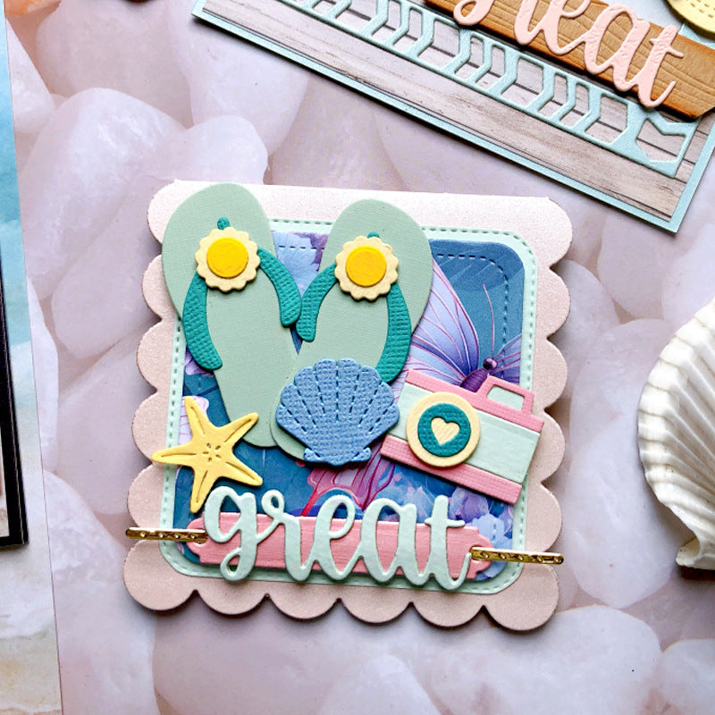 Summer Beach Equipment Cutting Dies