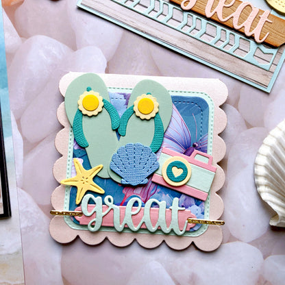 Summer Beach Equipment Cutting Dies