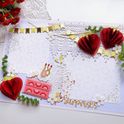 Latte Art Ball Strawberry Cutting Dies