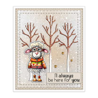 Winter Animals Dies & Stamps Set