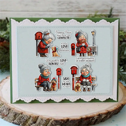 Winter Granny Clear Stamps