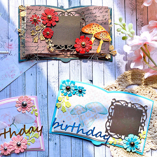 Cute Book Pages Metal Cutting Dies