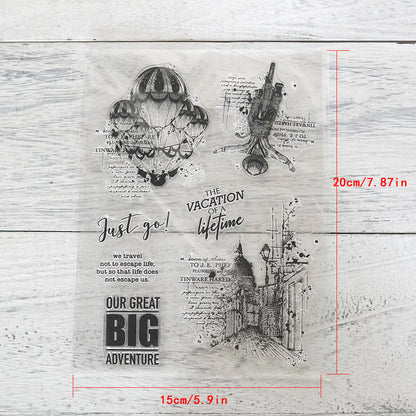 World Travel Dies & Stamps Set