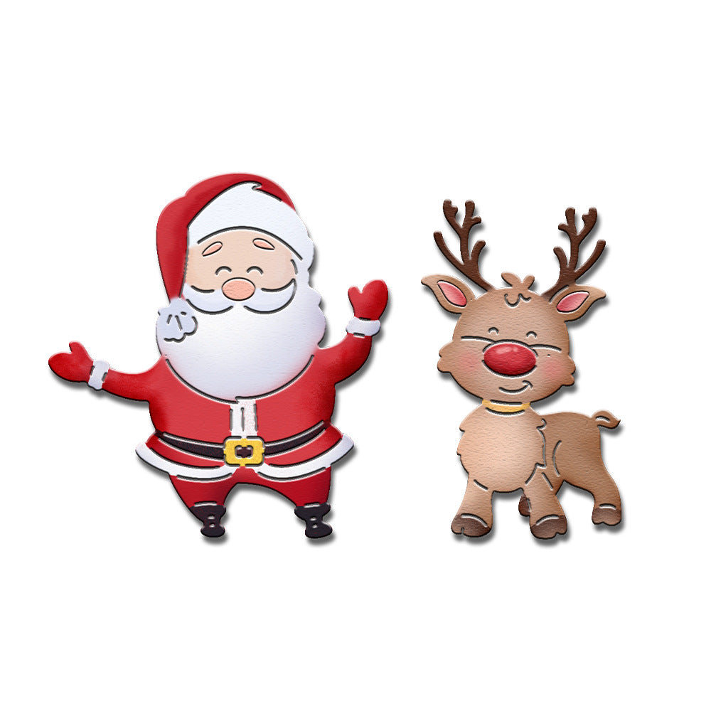 Santa Claus Deer Metal Cutting Dies