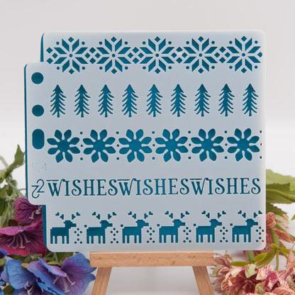 Christmas Decoration Hollow Stencil