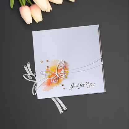 Butterfly Ribbon Design Metal Cutting Dies