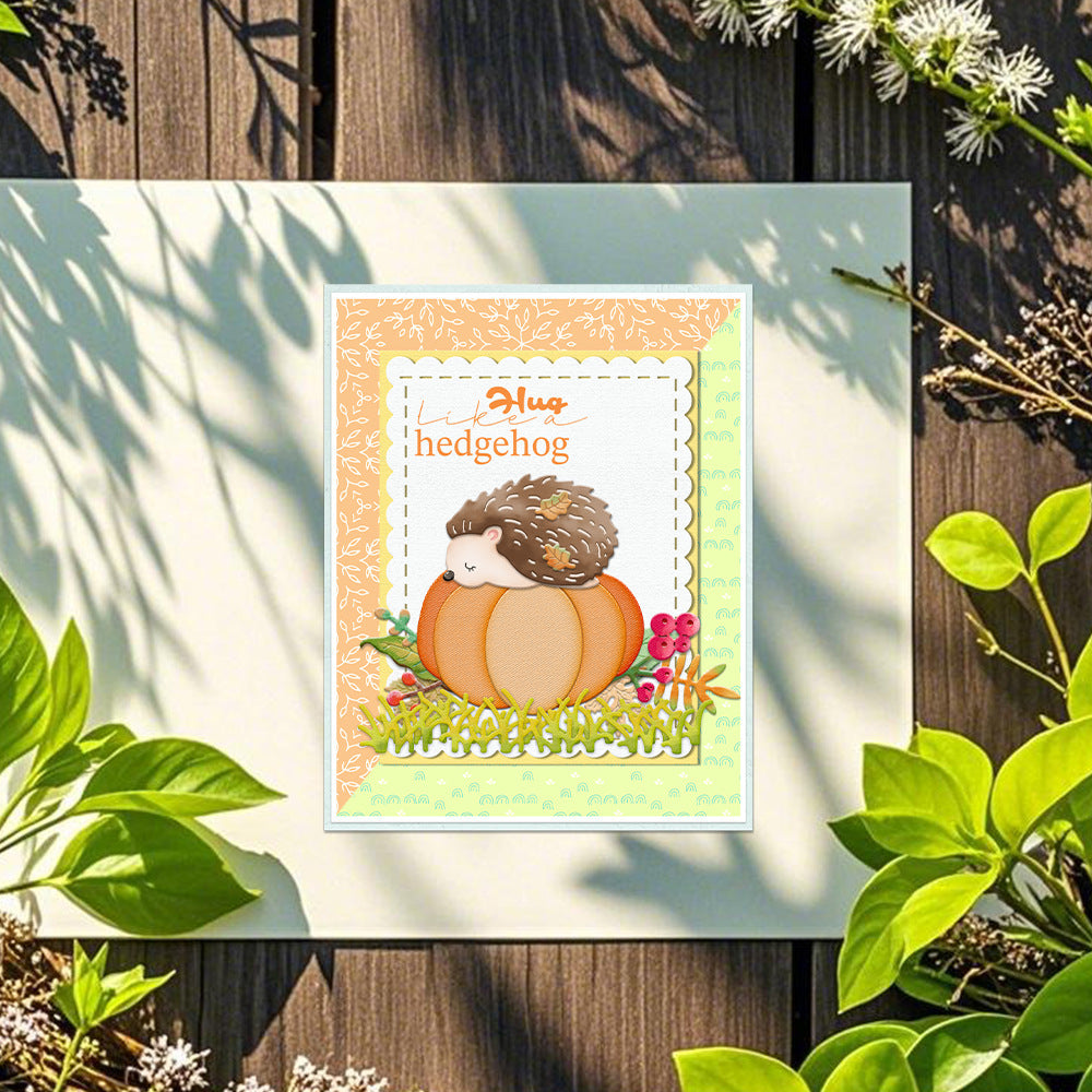 Hedgehog Pumpkin Metal Cutting Dies
