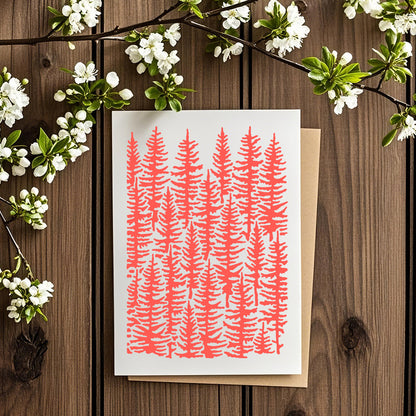 Woods Background DIY Painting Hollow Stencil