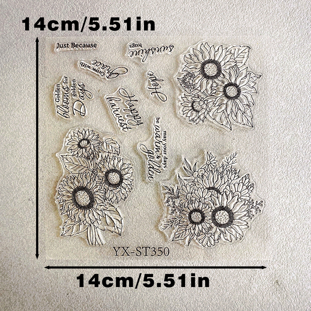 Beautiful Sunflower Dies & Stamps Set