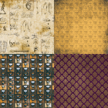 24PCS 6" Silent Castle Scrapbook Paper & Cardstock